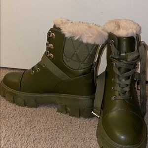 Goal driven booties - fashion nova